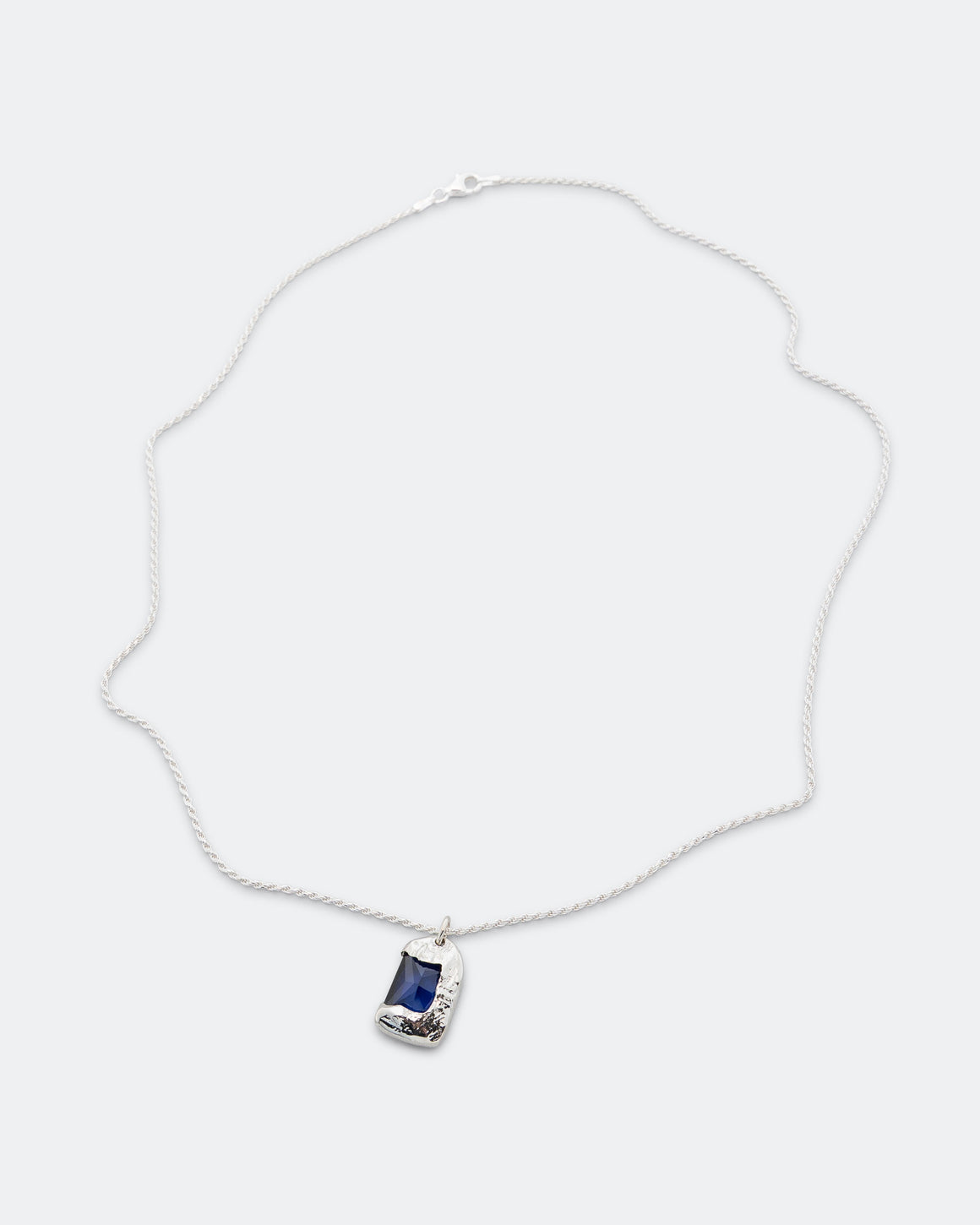 Bleue Burnham - Rose Pendant (Blue) - 925 Silver - UP THERE