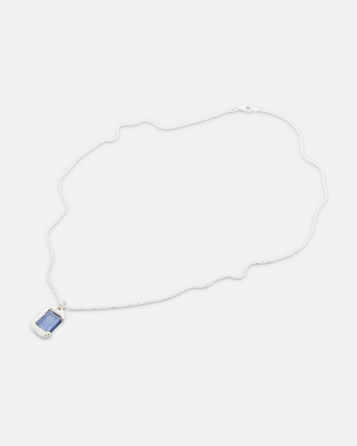 Bleue Burnham - Rose Pendant - Blue/925 Silver - UP THERE