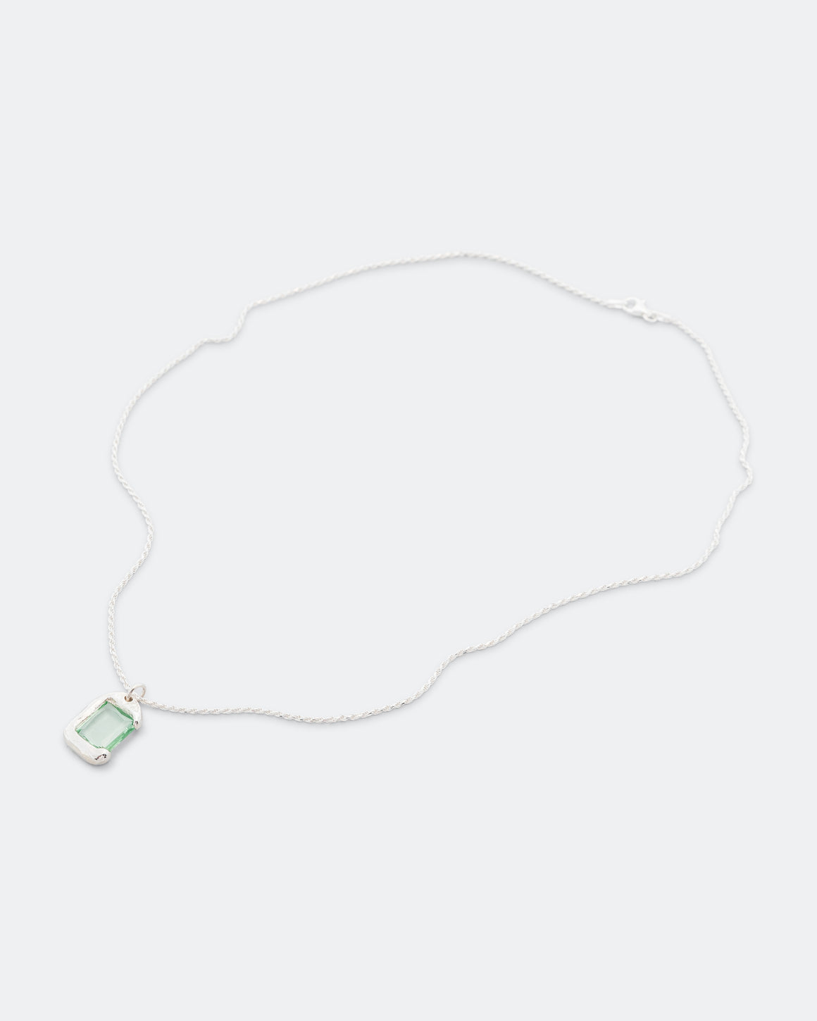 Bleue Burnham - Rose Pendant - Green/925 Silver - UP THERE