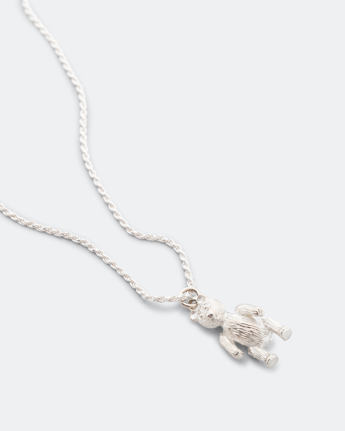 Bleue Burnham - Teddy Bear Pendant Necklace Impression - 925 Silver - UP THERE