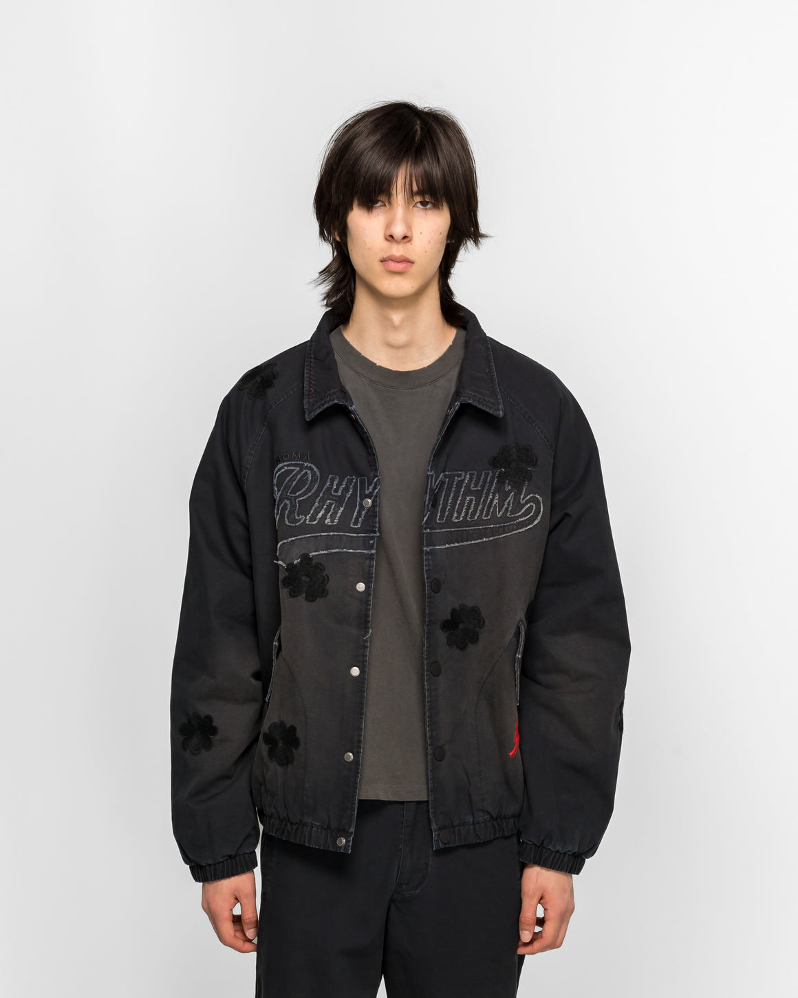 Jordan - Bomber Jacket x Nomarhythm Textile - Black/University Red-White - UP THERE