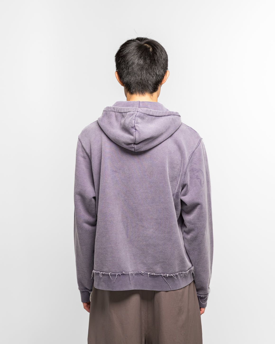 Camiel Fortgens - Fitted Zip Hoodie - Dark Purple - UP THERE