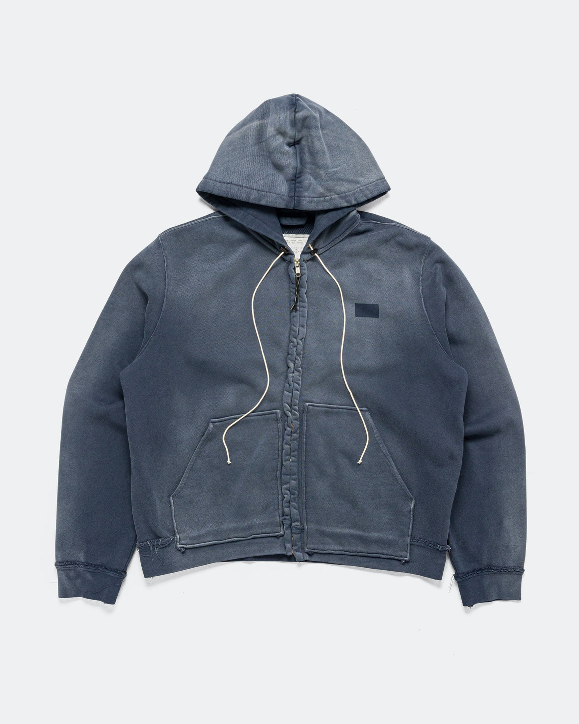 Camiel Fortgens - Fitted Zip Hoodie - Navy Sunfade - UP THERE