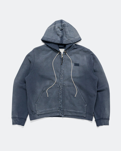 Camiel Fortgens - Fitted Zip Hoodie - Navy Sunfade | UP THERE