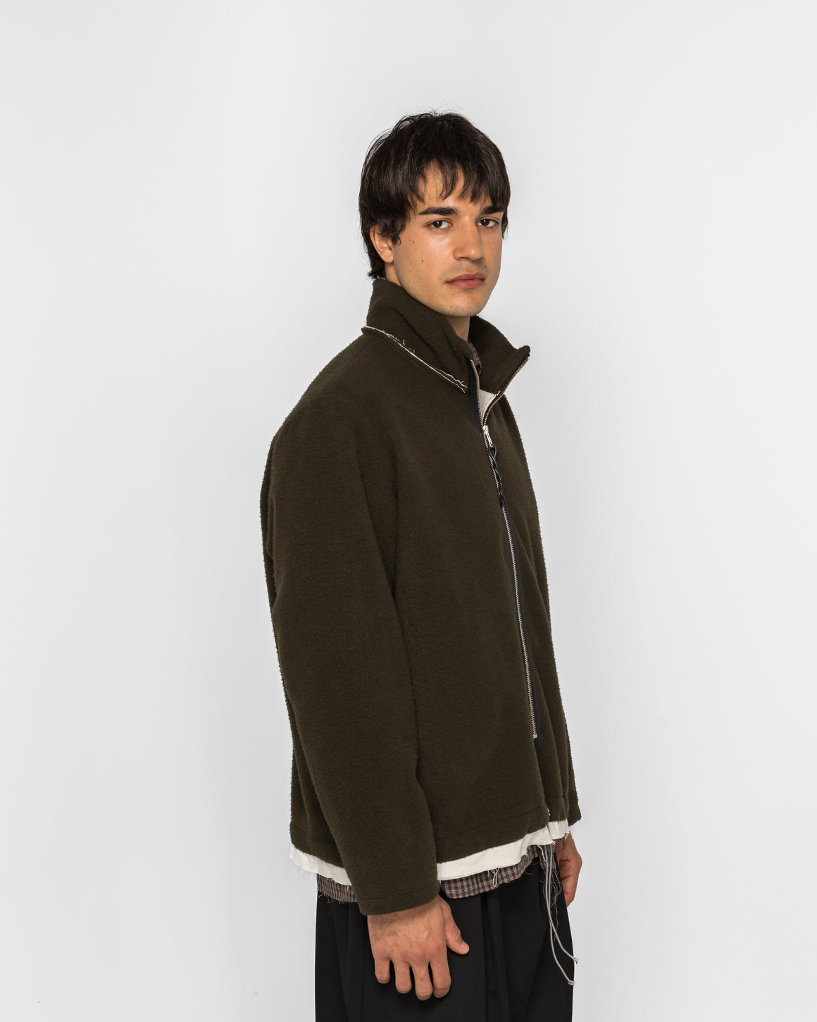 Camiel Fortgens - Fleece Anorak - Green - UP THERE