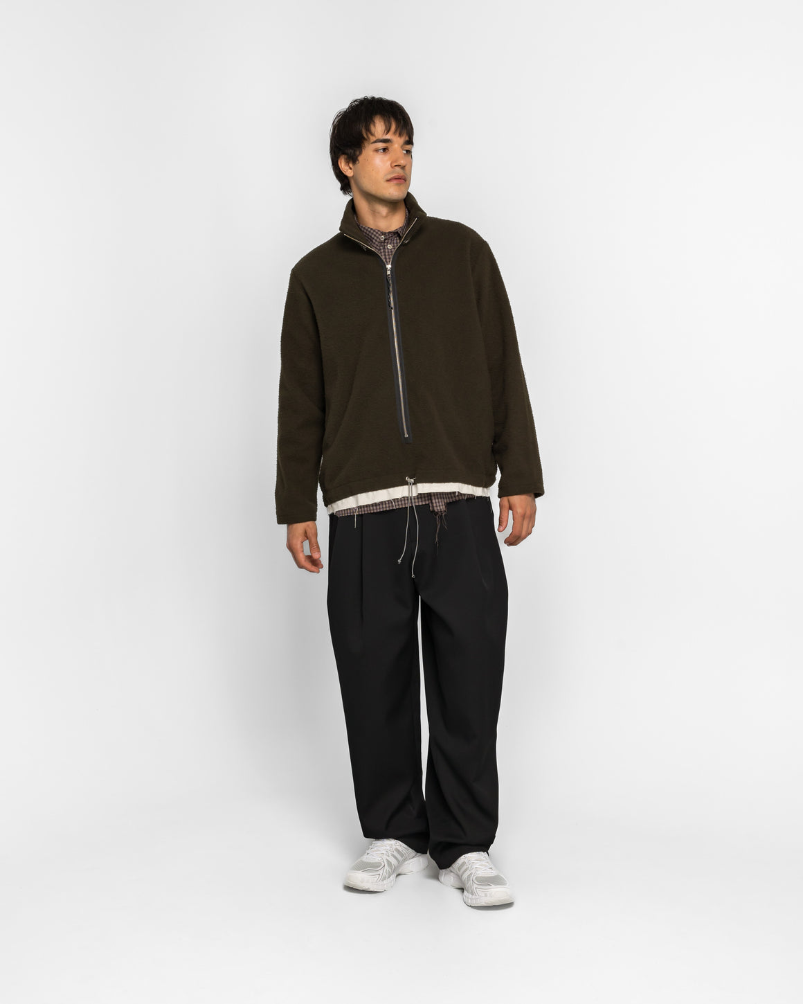 Camiel Fortgens - Fleece Anorak - Green - UP THERE