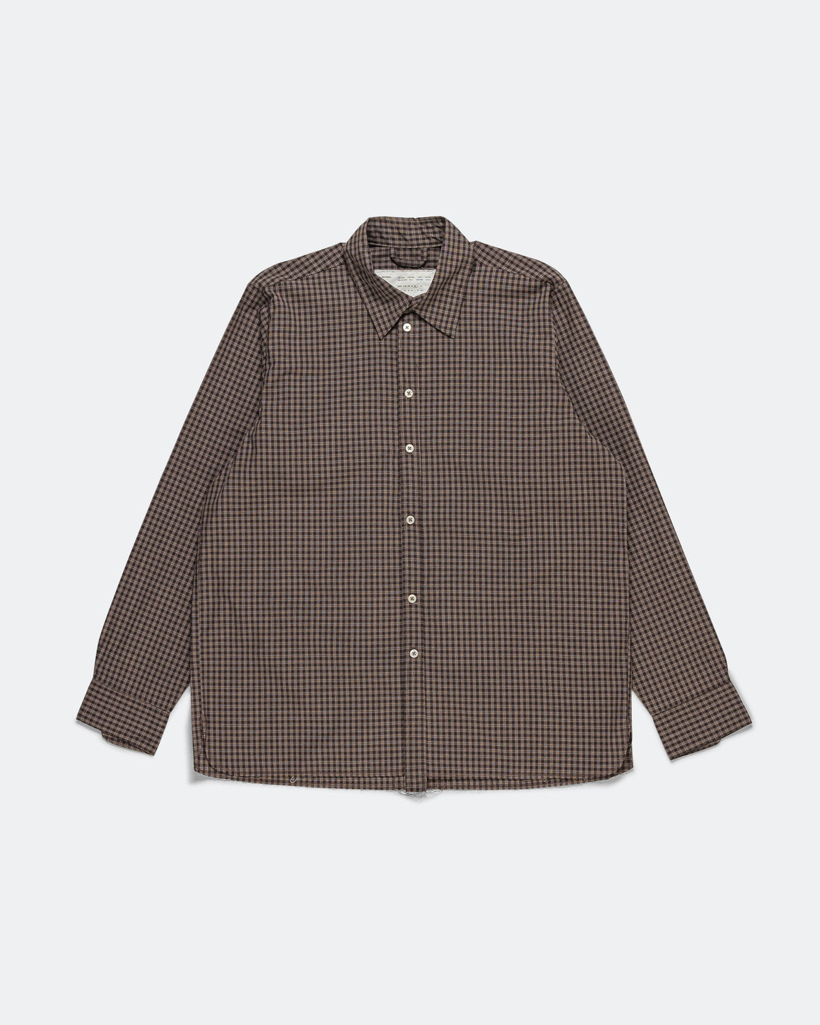 Camiel Fortgens - Normal Shirt - Brown Check - UP THERE