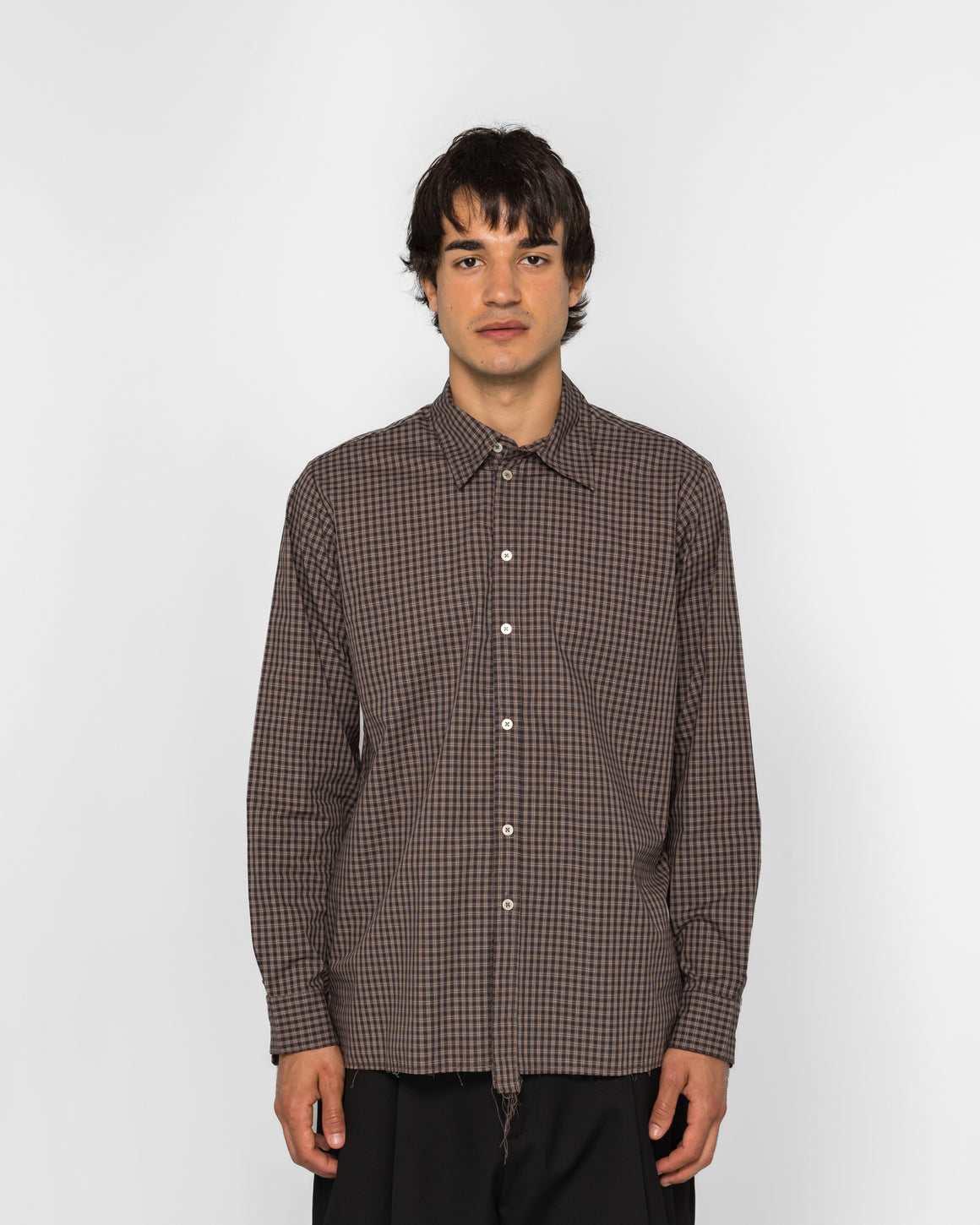 Camiel Fortgens - Normal Shirt - Brown Check - UP THERE