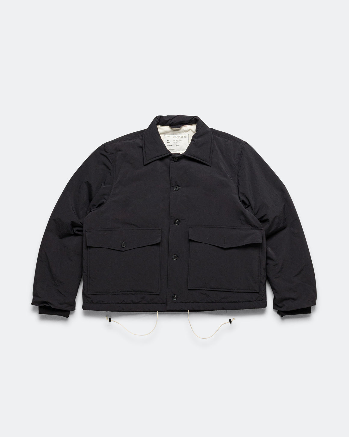 Camiel Fortgens - Puffed Simple Jacket - Black WR Nylon - UP THERE