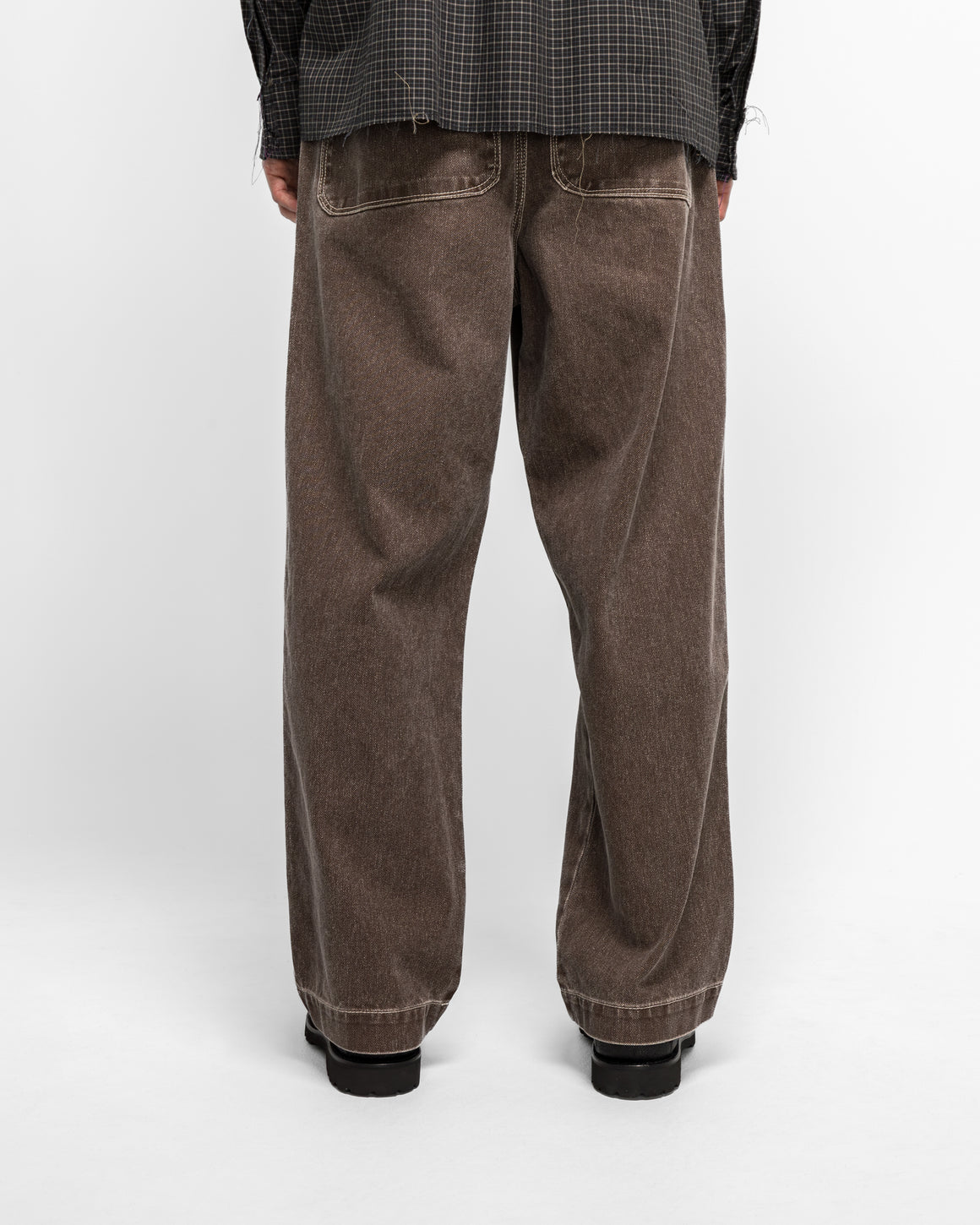 Camiel Fortgens - Straight Jeans - Brown Coated Denim - UP THERE