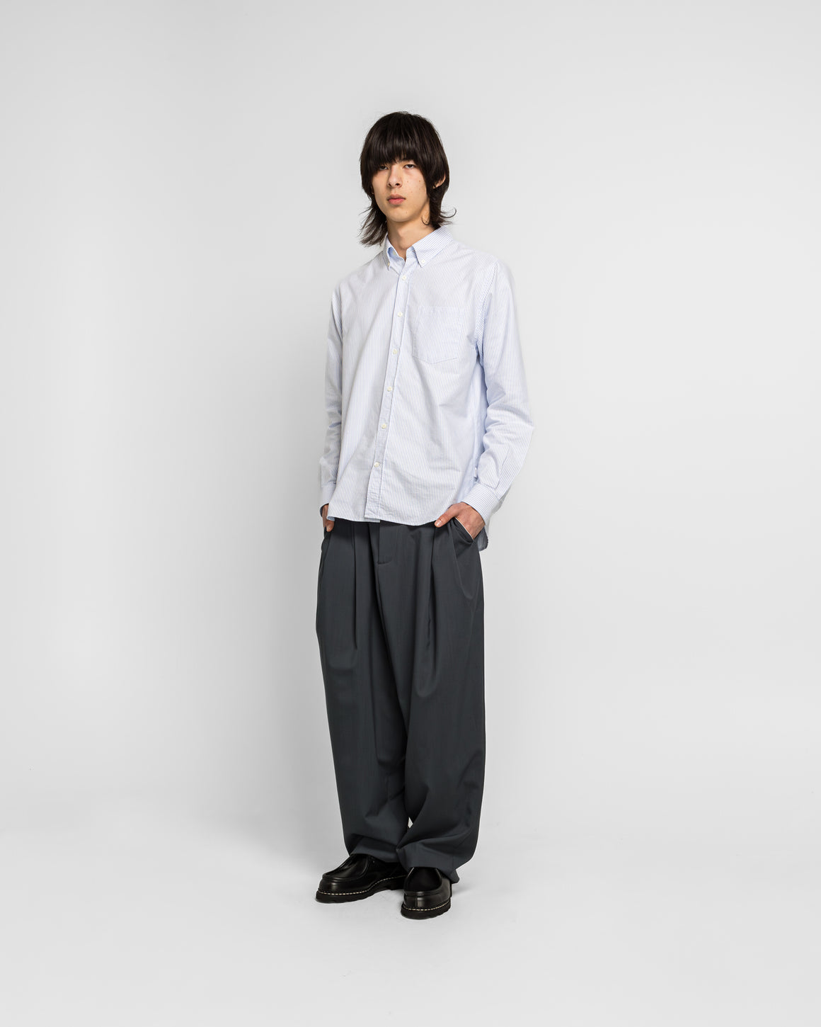 Camiel Fortgens - Suit Pants - Petrol - UP THERE