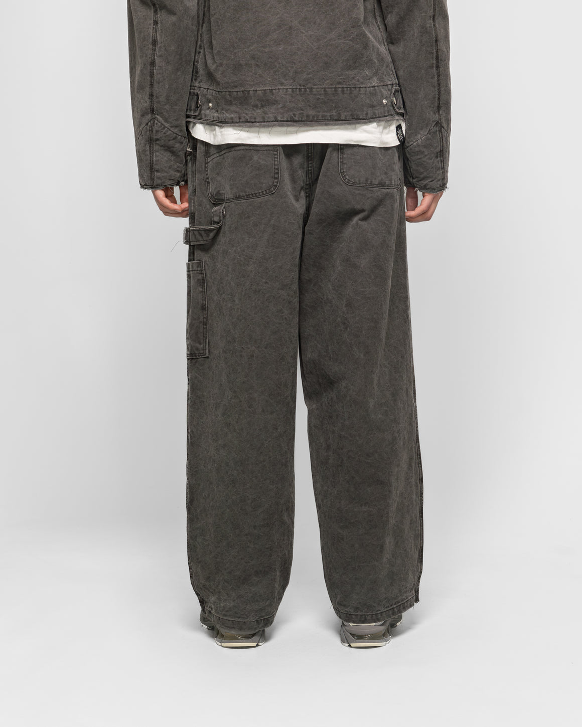 Camiel Fortgens - Topless Overalls - Black Vintage Wash - UP THERE