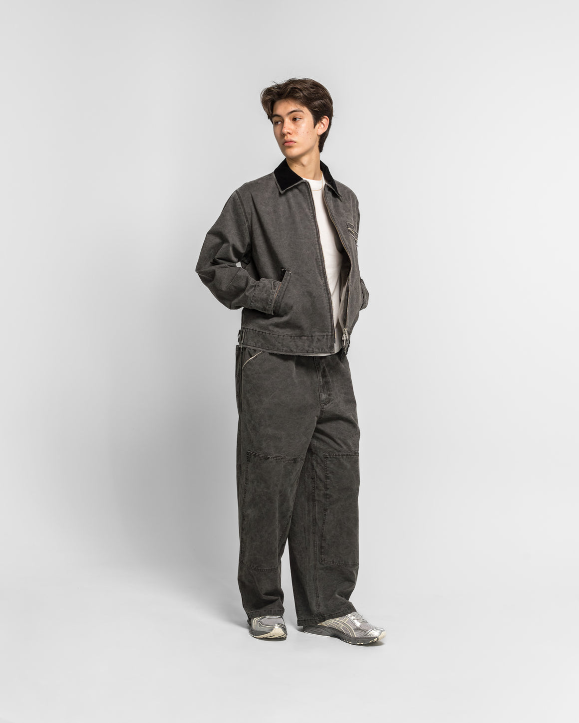 Camiel Fortgens - Topless Overalls - Black Vintage Wash - UP THERE