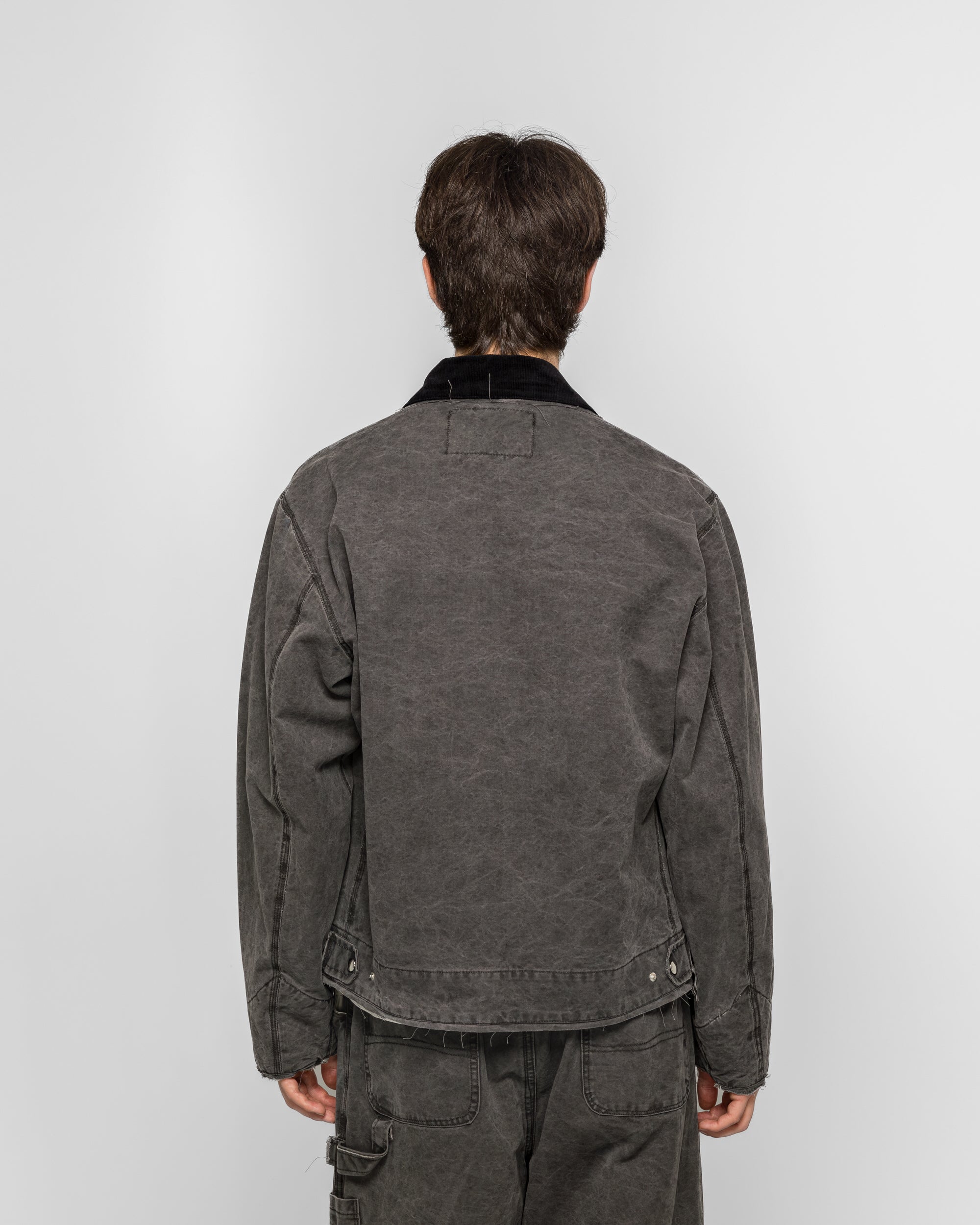 Camiel Fortgens - Worker Jacket - Black Vintage Wash | UP THERE