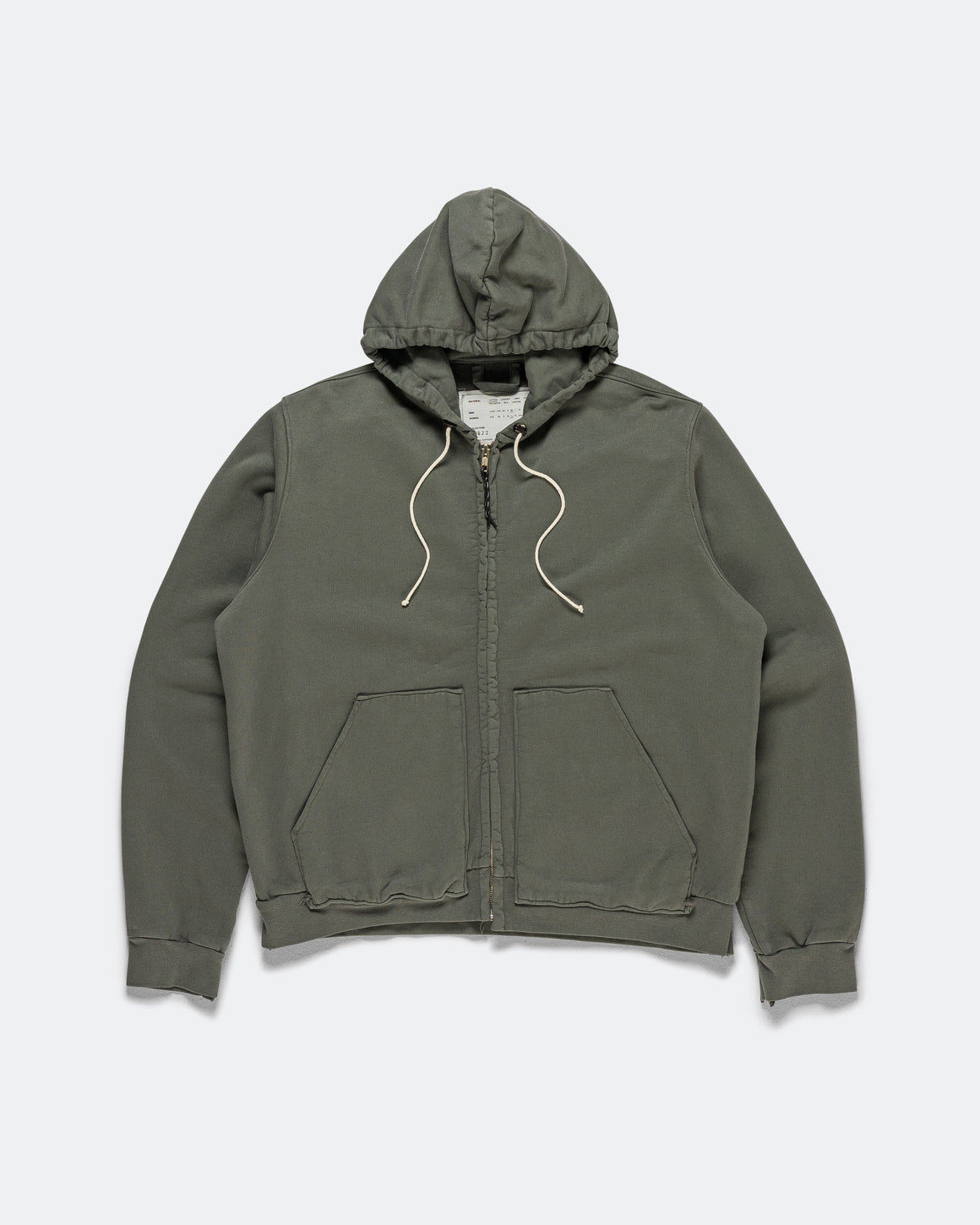 Camiel Fortgens - Zip Hoodie - Vintage Green - UP THERE