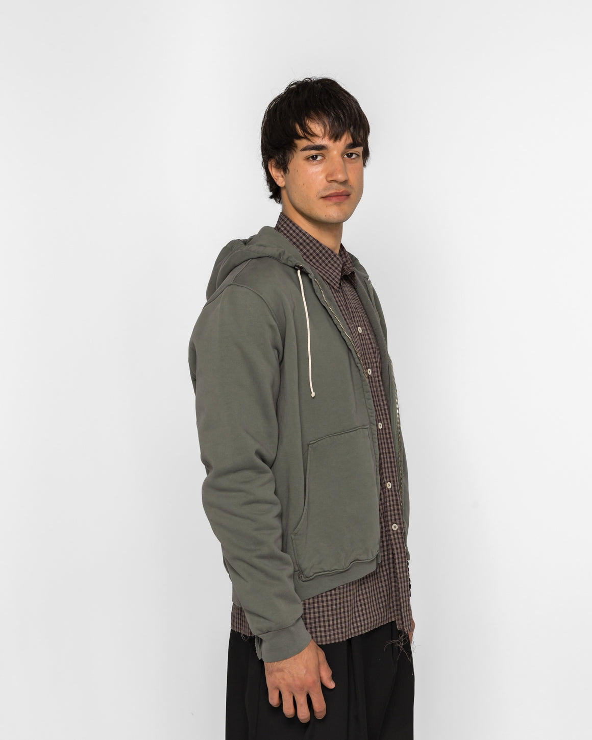 Camiel Fortgens - Zip Hoodie - Vintage Green - UP THERE