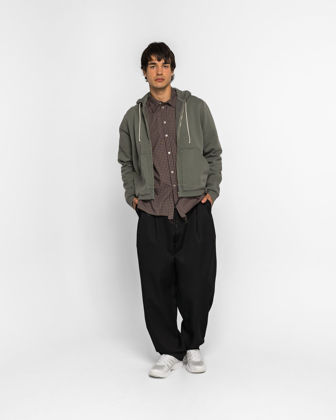 Camiel Fortgens - Zip Hoodie - Vintage Green - UP THERE