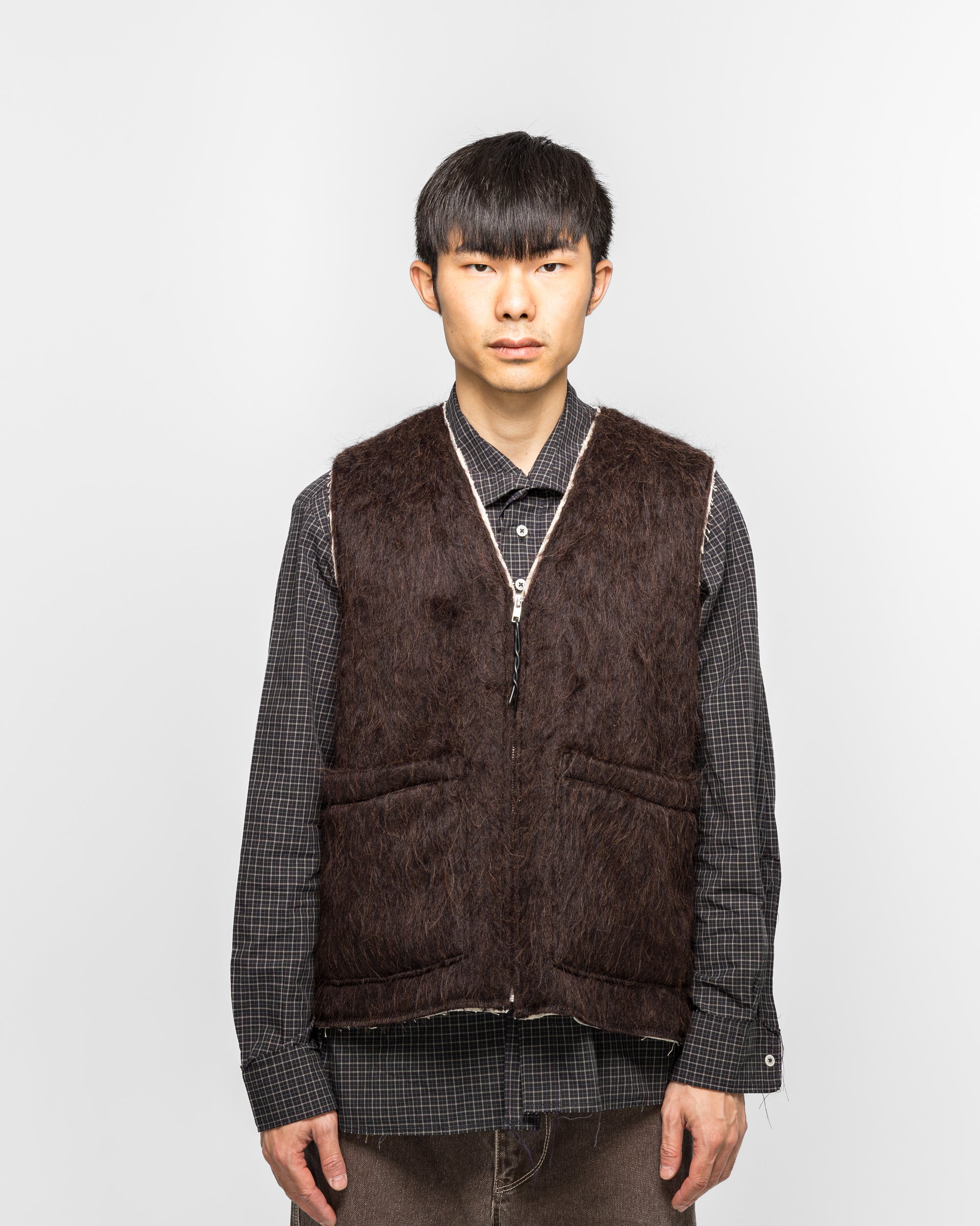 Camiel Fortgens Brown Purse Vest ベスト Camiel Fortgens Brown Purse Vest ベスト