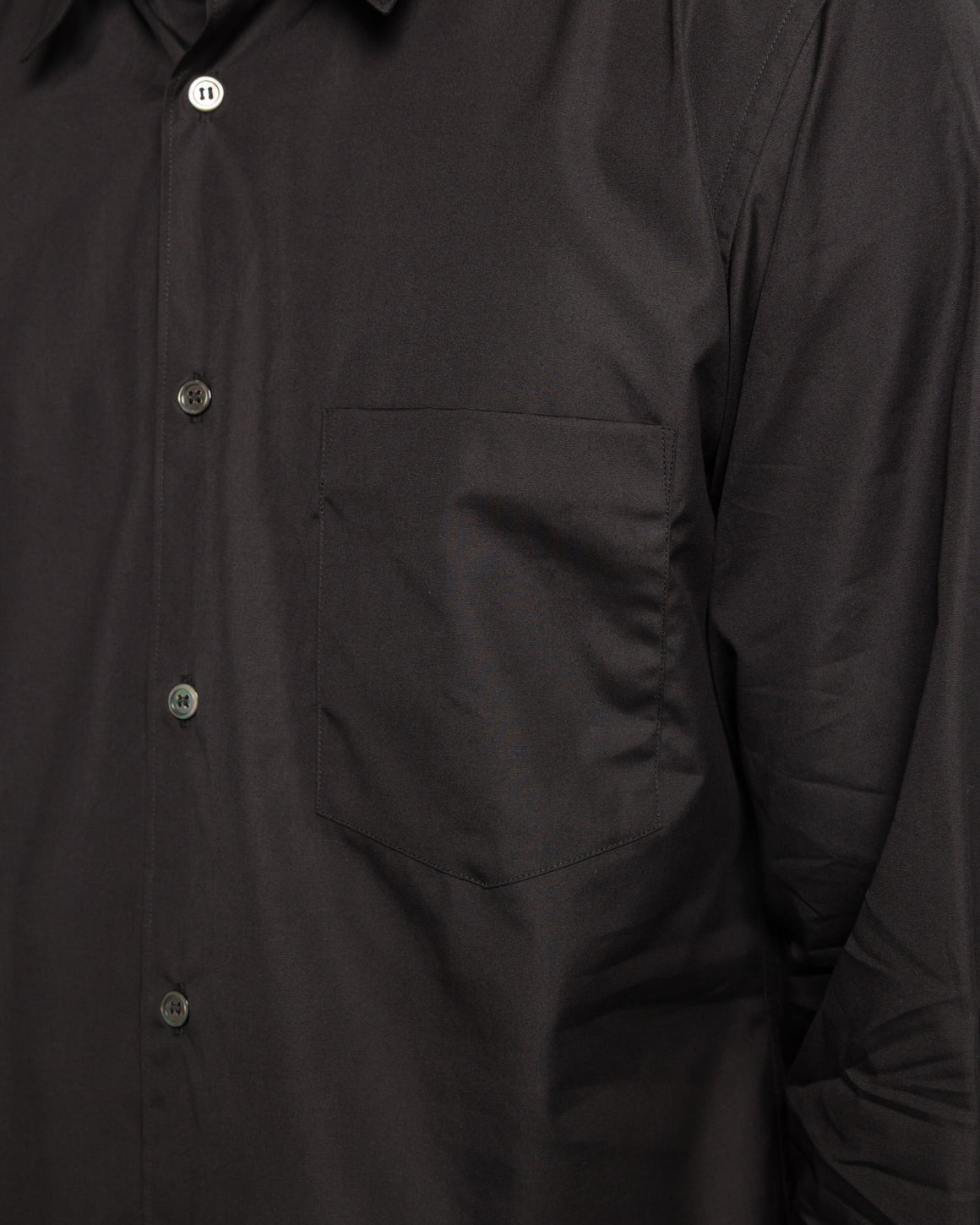 Comme des Garcons Homme Plus - Long-Sleeve Button-Down Shirt - Black - UP THERE