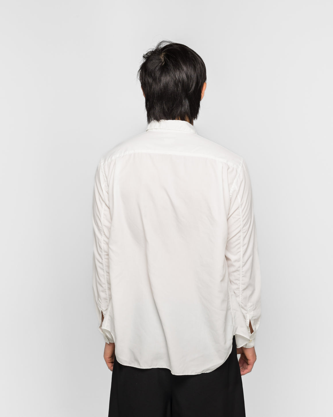 Comme des Garcons Homme Plus - Oversized Pleated Shirt - White - UP THERE