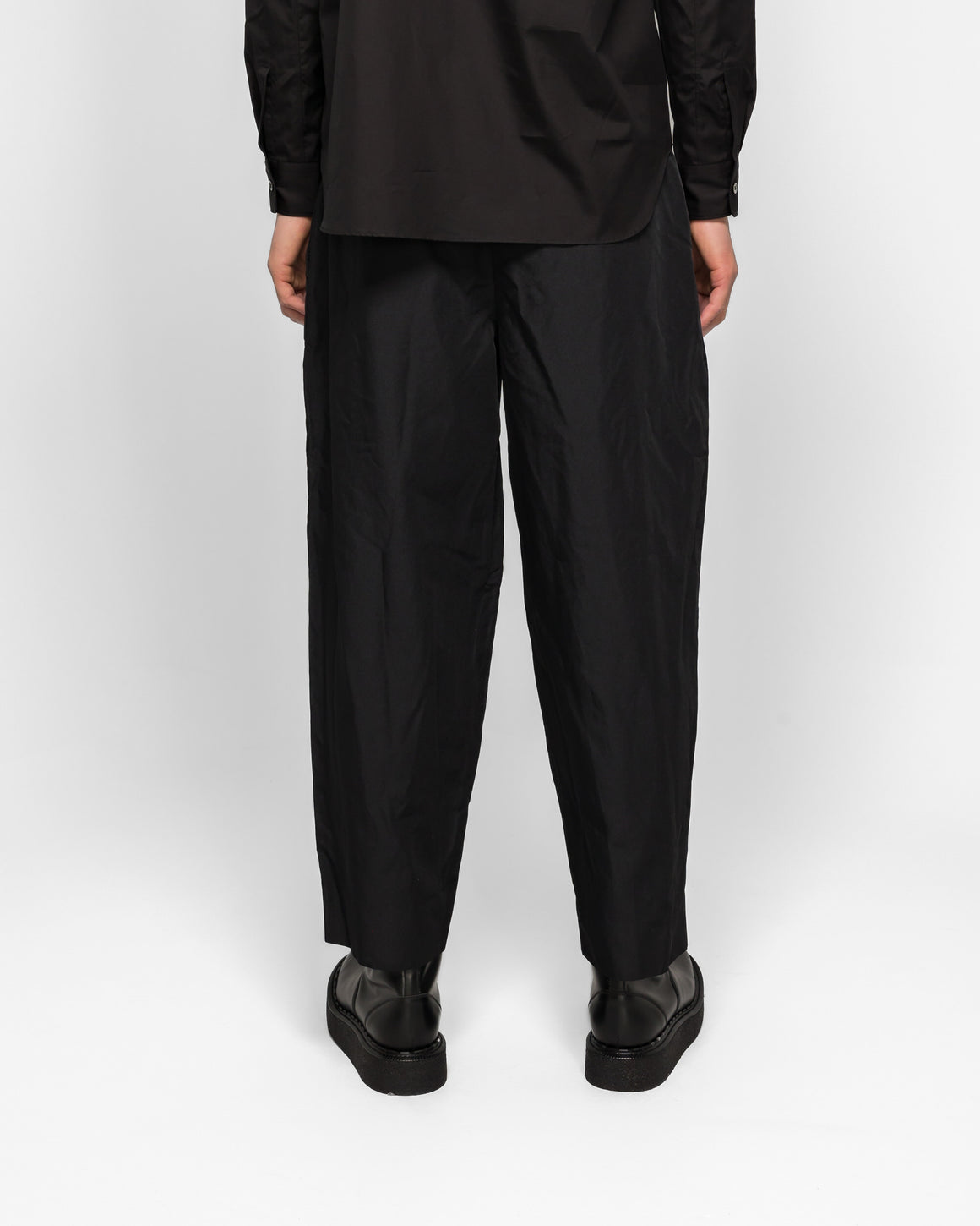 Comme des Garcons Homme Plus - Tailored Tapered Trousers - Black - UP THERE