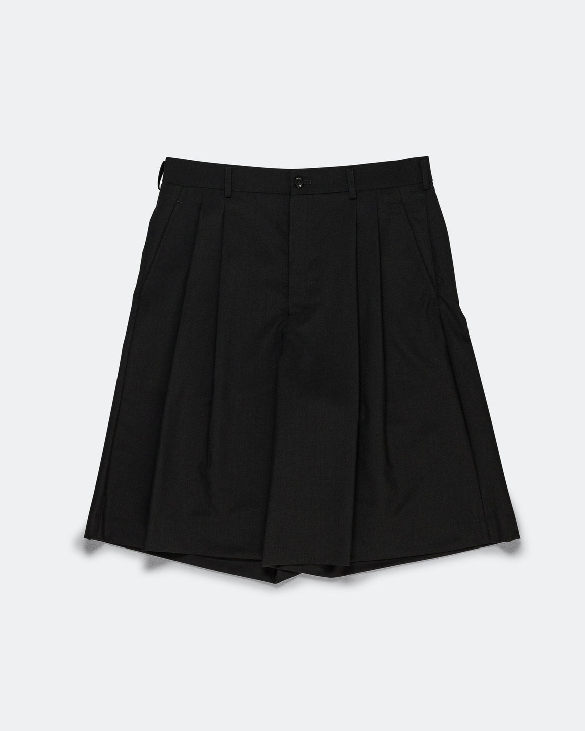 Comme des Garcons Homme Plus - Tailored Two Pleated Shorts - Black - UP THERE