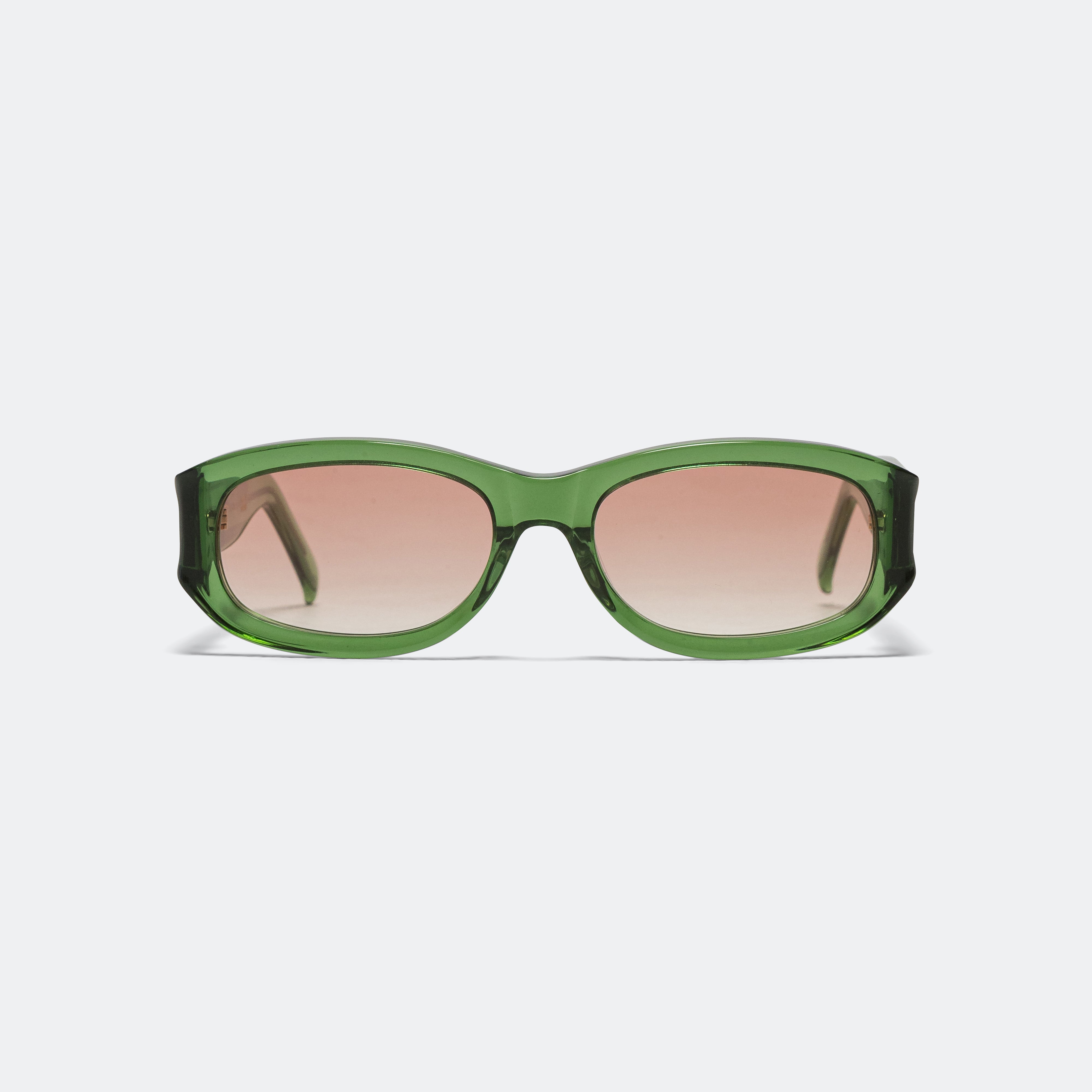 Checks × Gesture 001 Sunglasses - Green/Peach | UP THERE