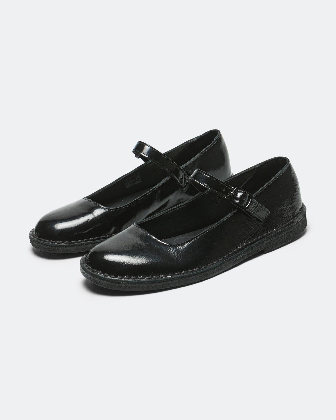 Clarks - Desert Jane - Black Patent - UP THERE