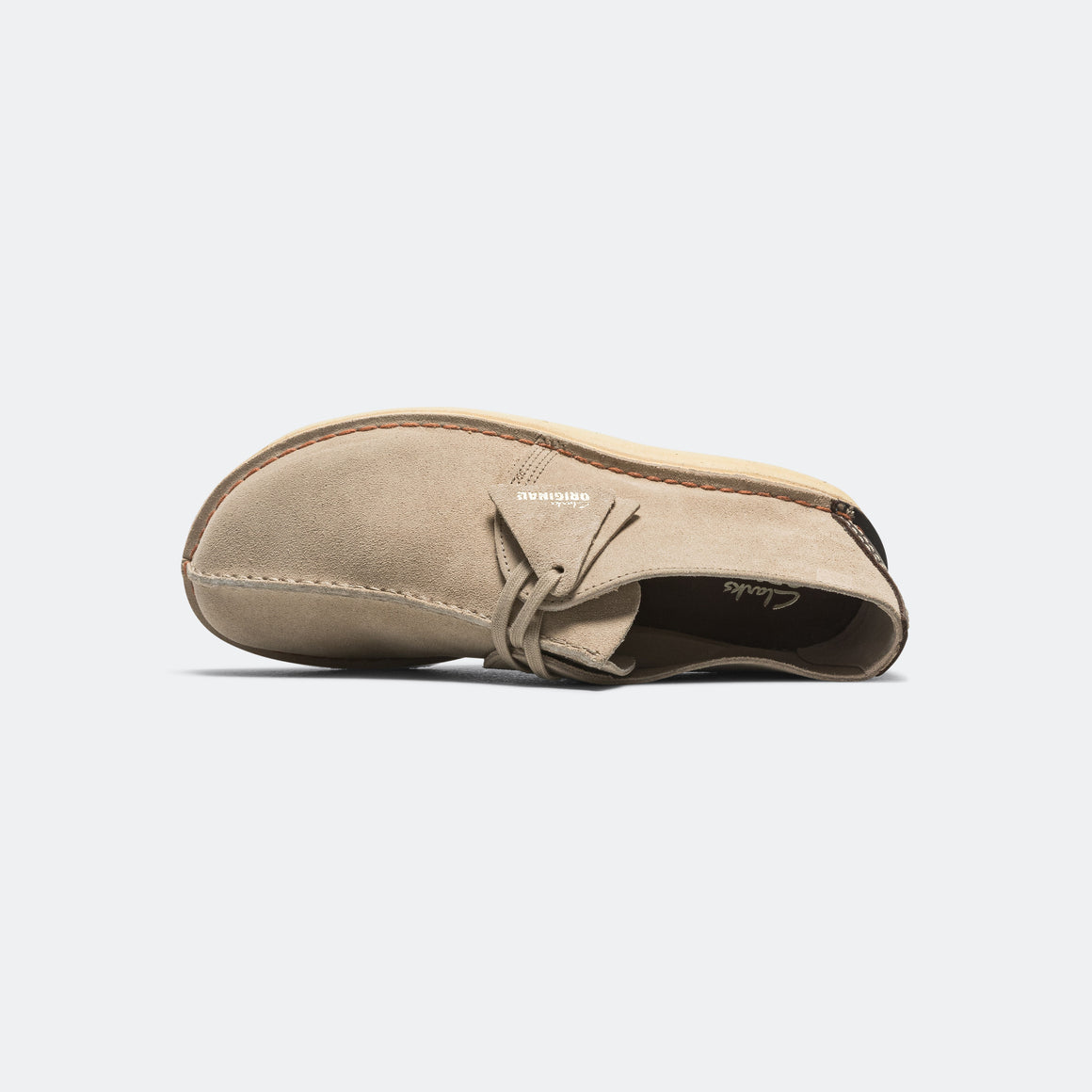 Clarks Originals Desert Trek Junior - Scarpe Stile Boot In Tela Nera. Taglia UK 3 / EU 35.5 - Foto 3