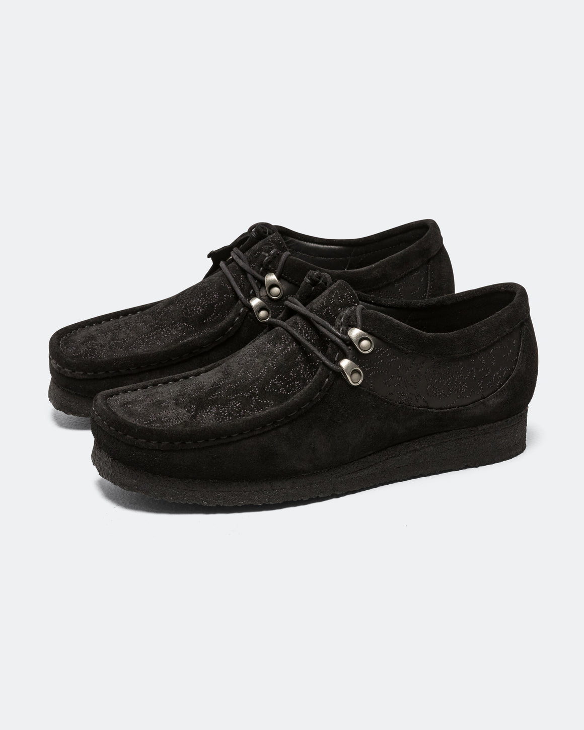 Clarks - Wallabee x Andersson Bell - Black Embroidery - UP THERE