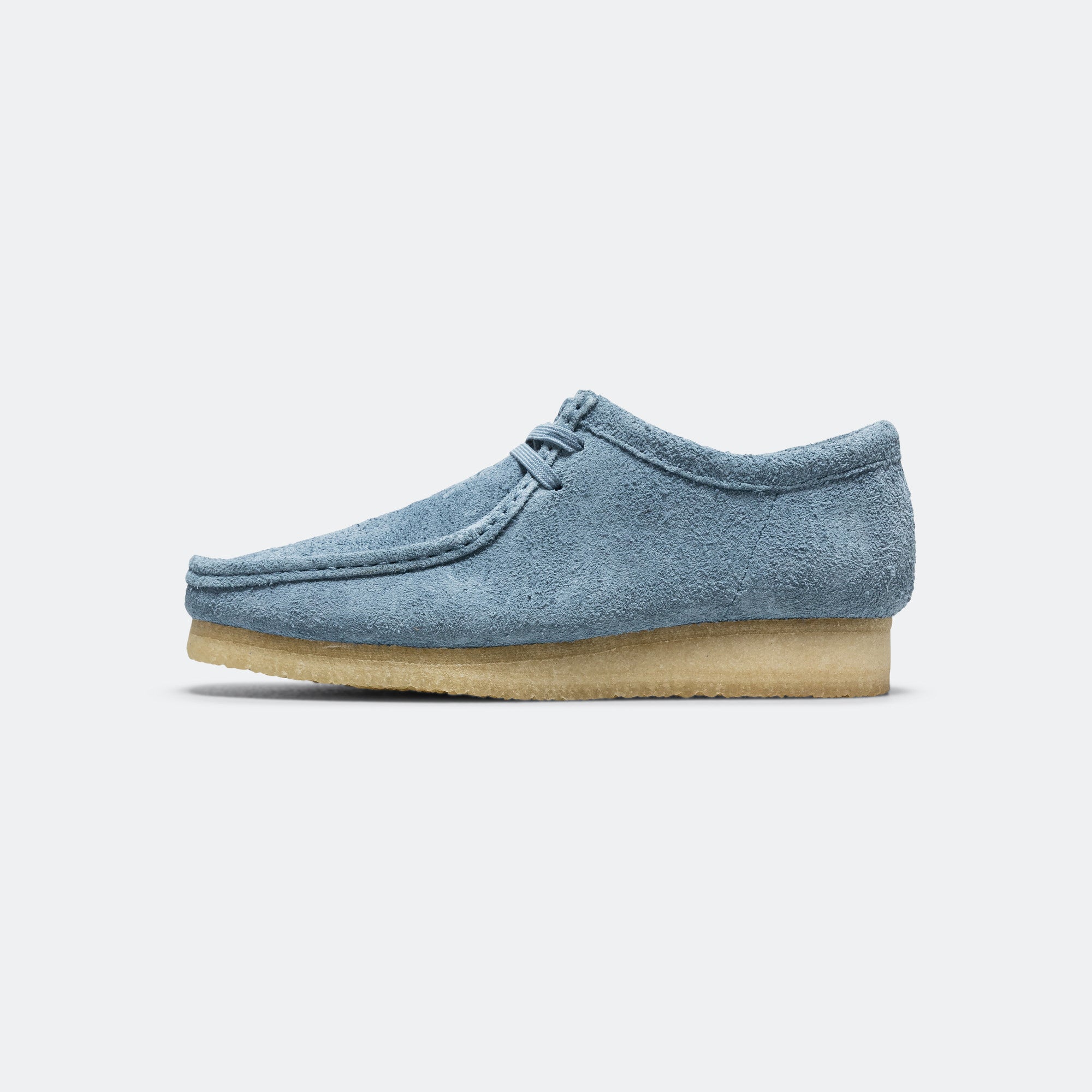 Blue suede wallabees shop