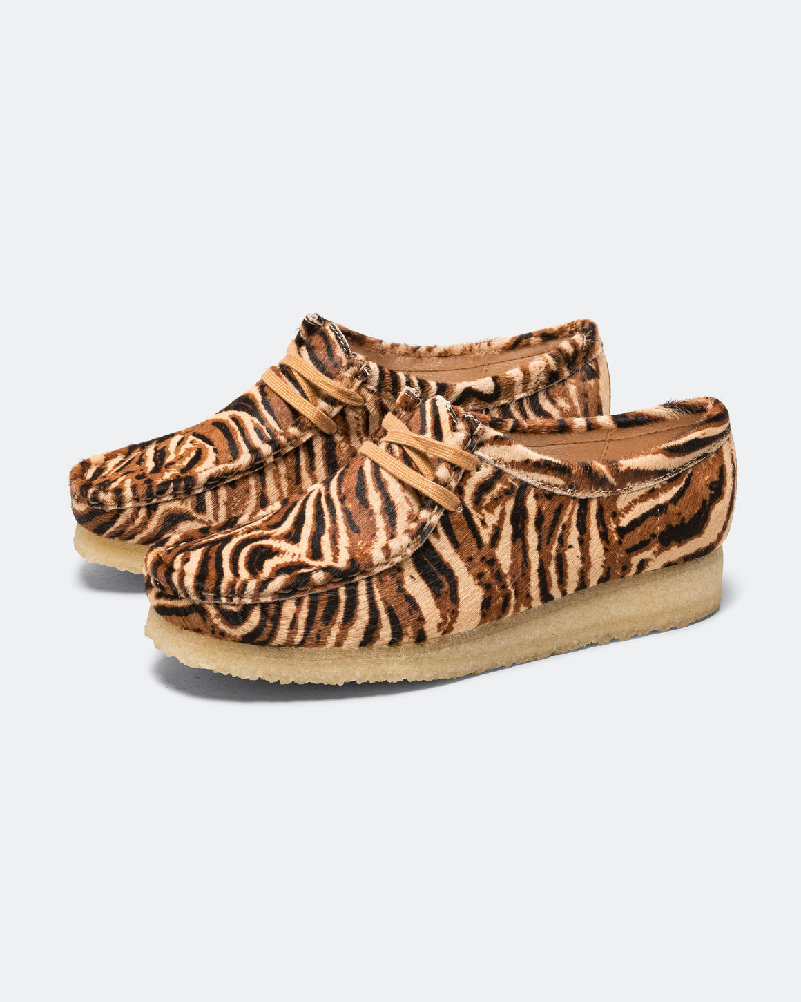 Clarks - Womens Wallabee - Tiger Print - UP THERE