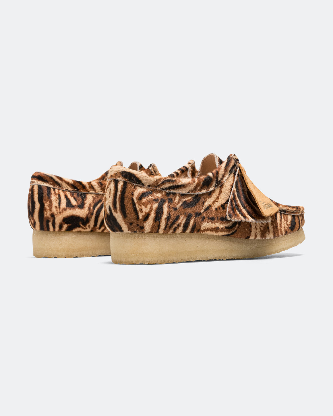 Clarks - Womens Wallabee - Tiger Print - UP THERE