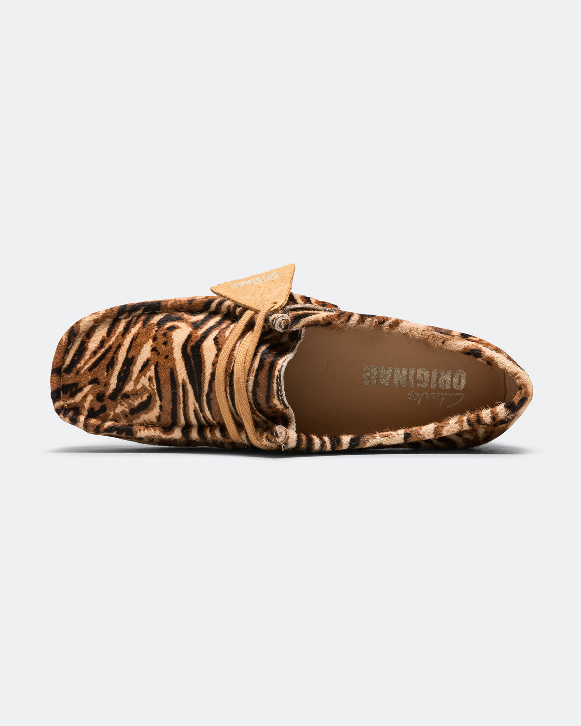 Clarks - Womens Wallabee - Tiger Print - UP THERE