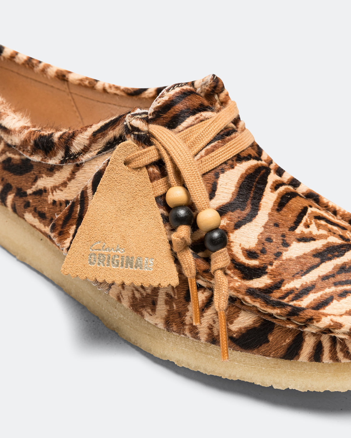 Clarks - Womens Wallabee - Tiger Print - UP THERE