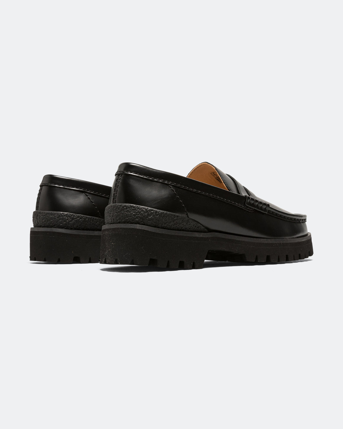 Clarks - Yukoner Penny - Black Leather - UP THERE