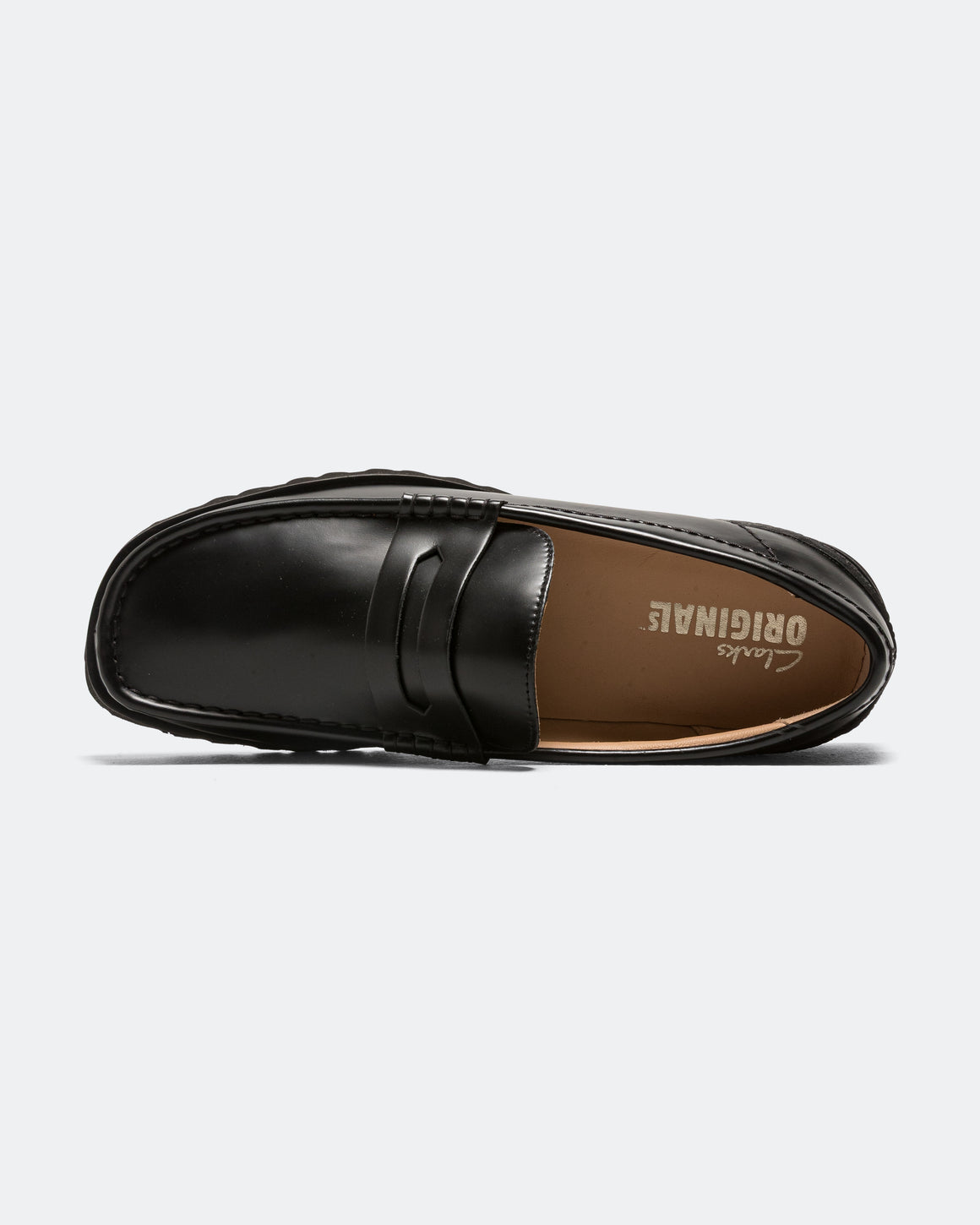 Clarks - Yukoner Penny - Black Leather - UP THERE