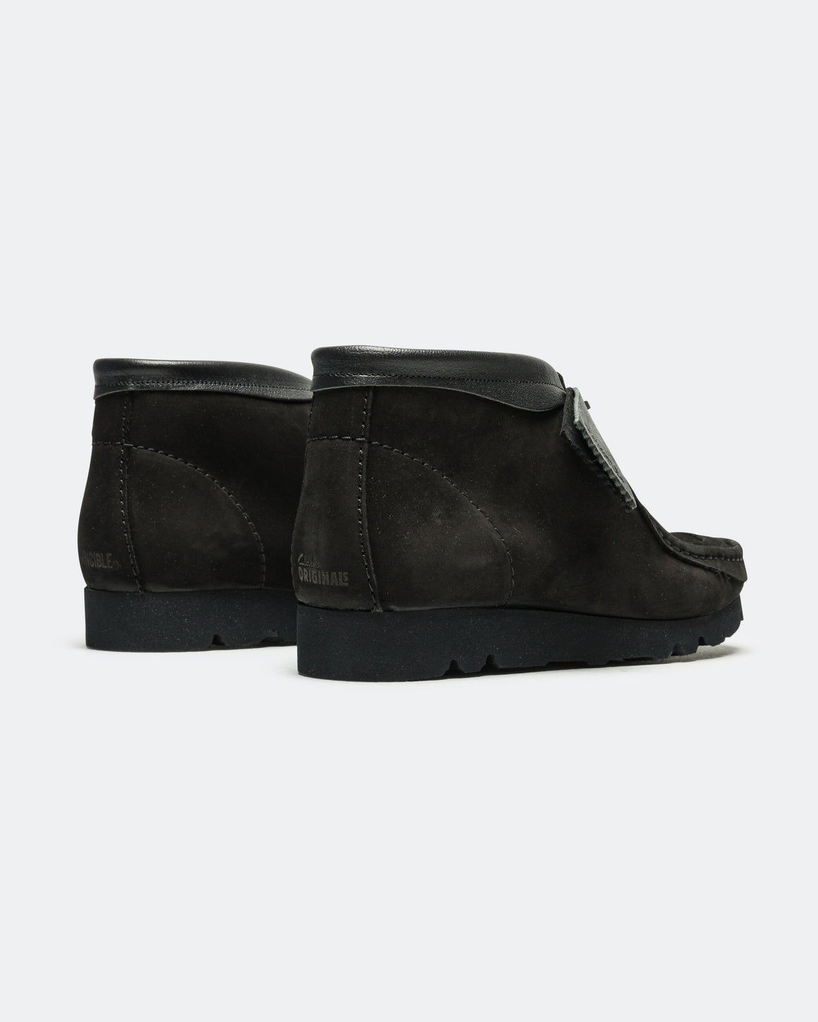 Clarks - Wallabee Boot x INVINCIBLE - Black Combi - UP THERE
