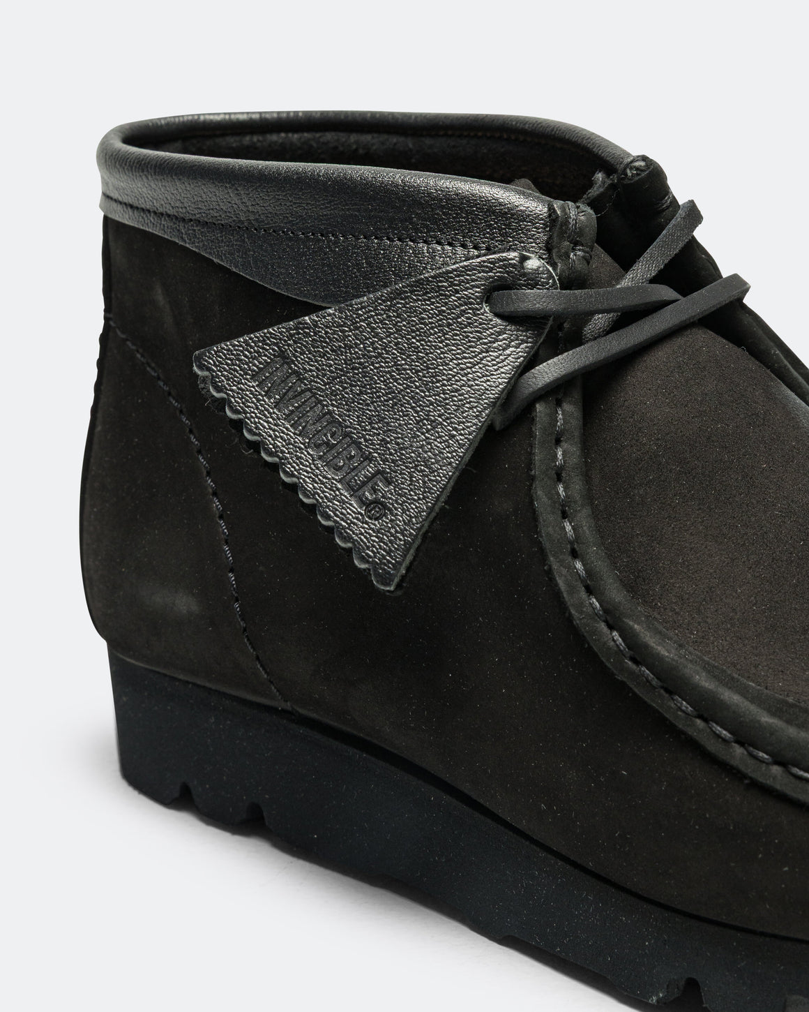 Clarks - Wallabee Boot x INVINCIBLE - Black Combi - UP THERE