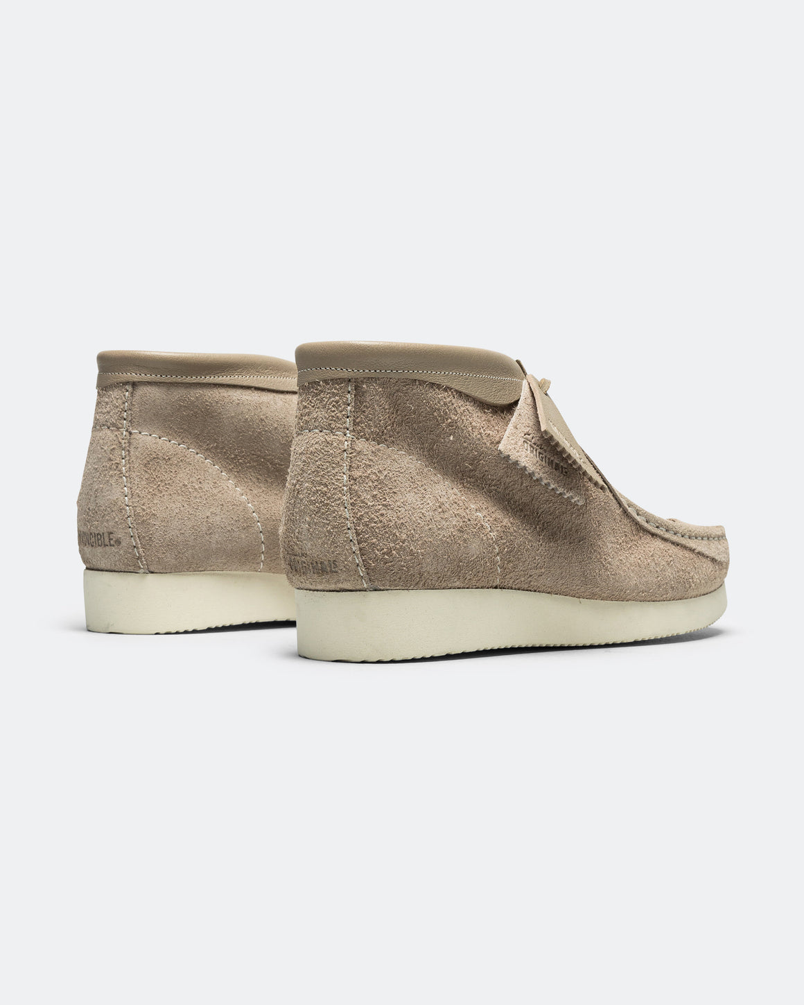 Clarks - Wallabee Boot x INVINCIBLE - Taupe Combi - UP THERE