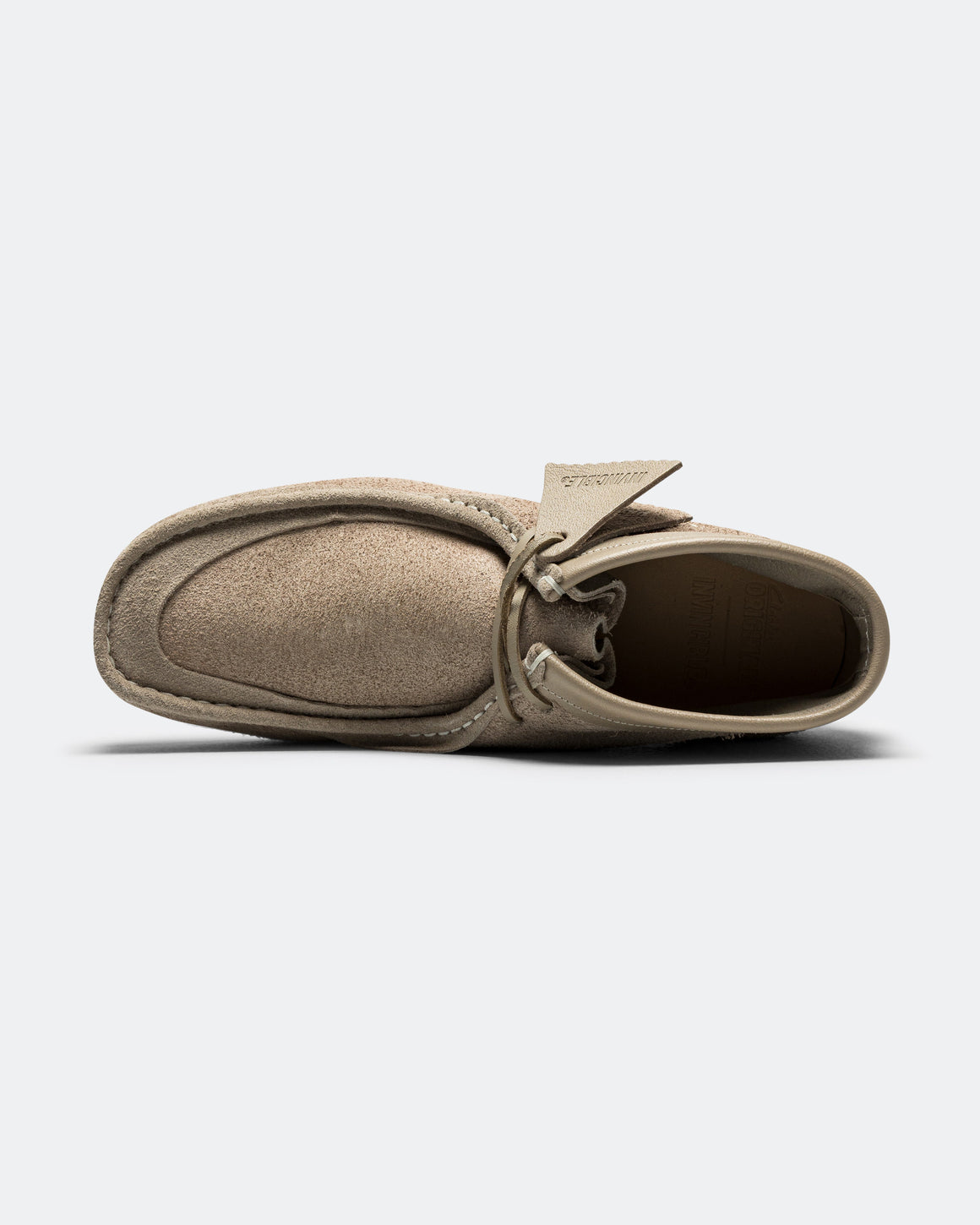 Clarks - Wallabee Boot x INVINCIBLE - Taupe Combi - UP THERE