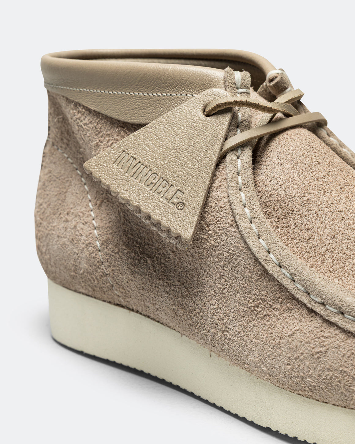 Clarks - Wallabee Boot x INVINCIBLE - Taupe Combi - UP THERE