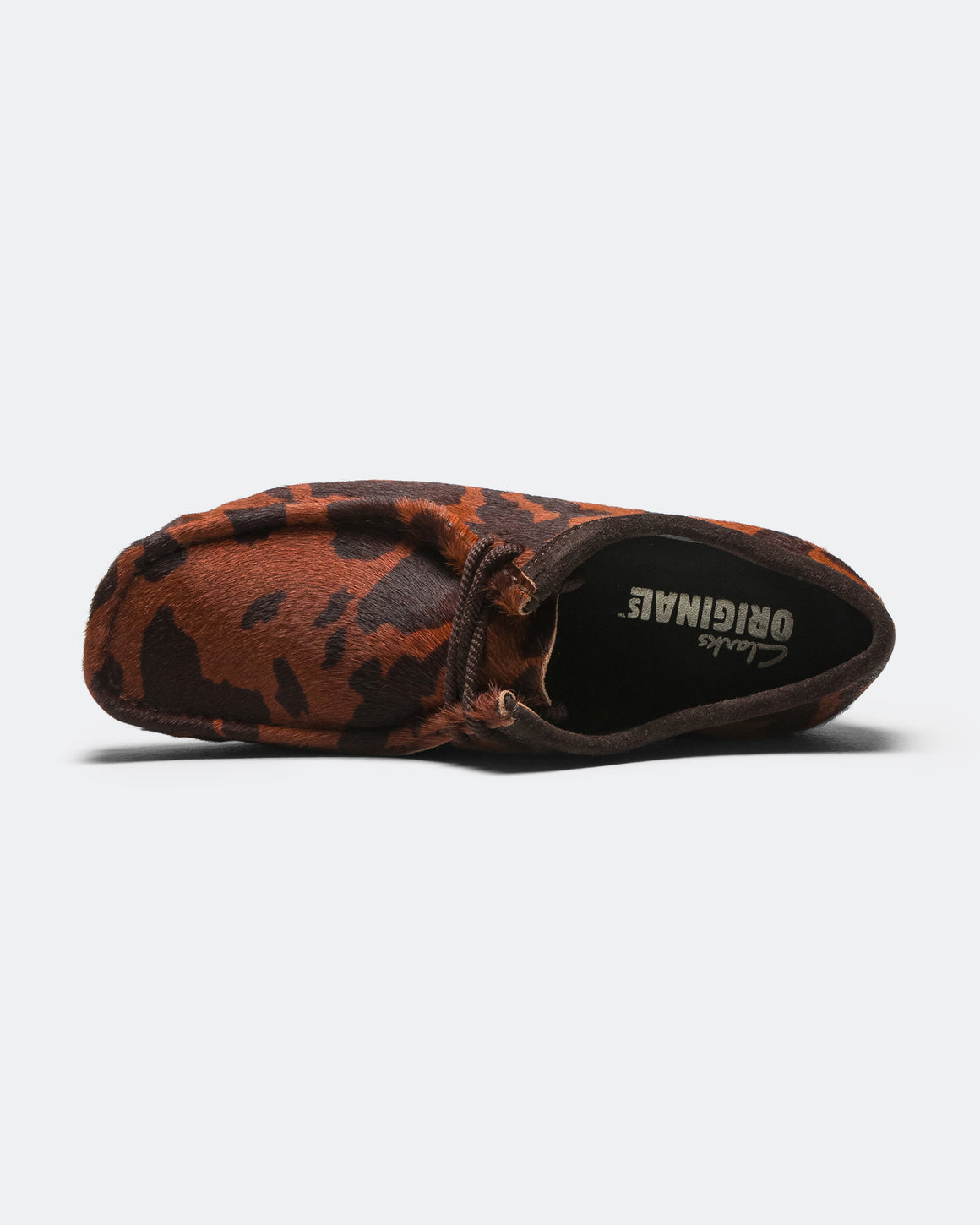 Clarks - Wallabee - Brown Cow Print - UP THERE