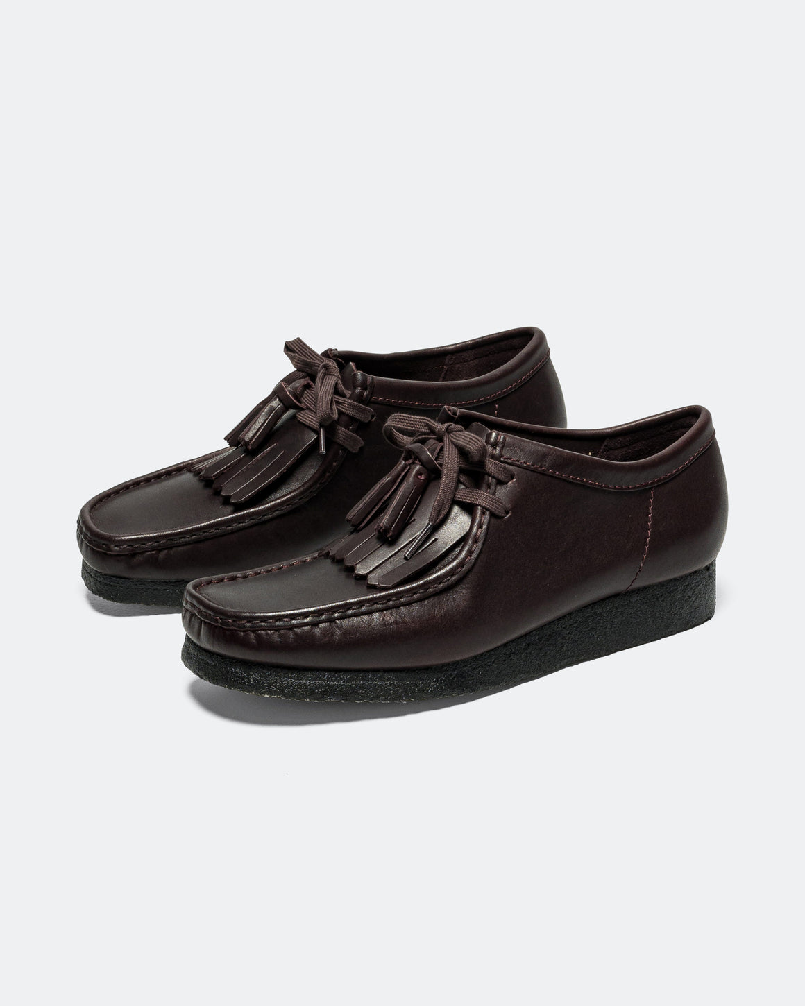 Clarks - Wallabee - Purple Grape Leather - UP THERE