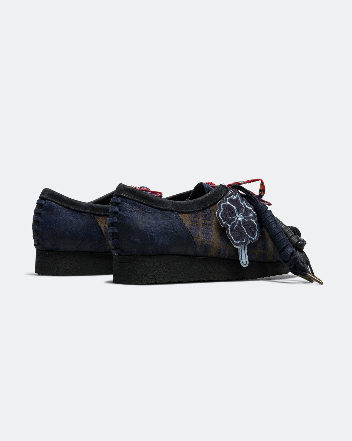 Clarks - Wallabee x Nicholas Daley - Navy Combi - UP THERE