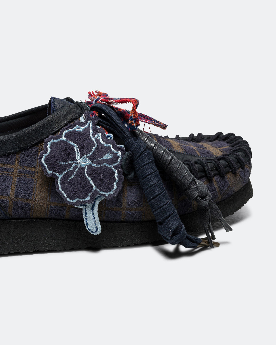 Clarks - Wallabee x Nicholas Daley - Navy Combi - UP THERE