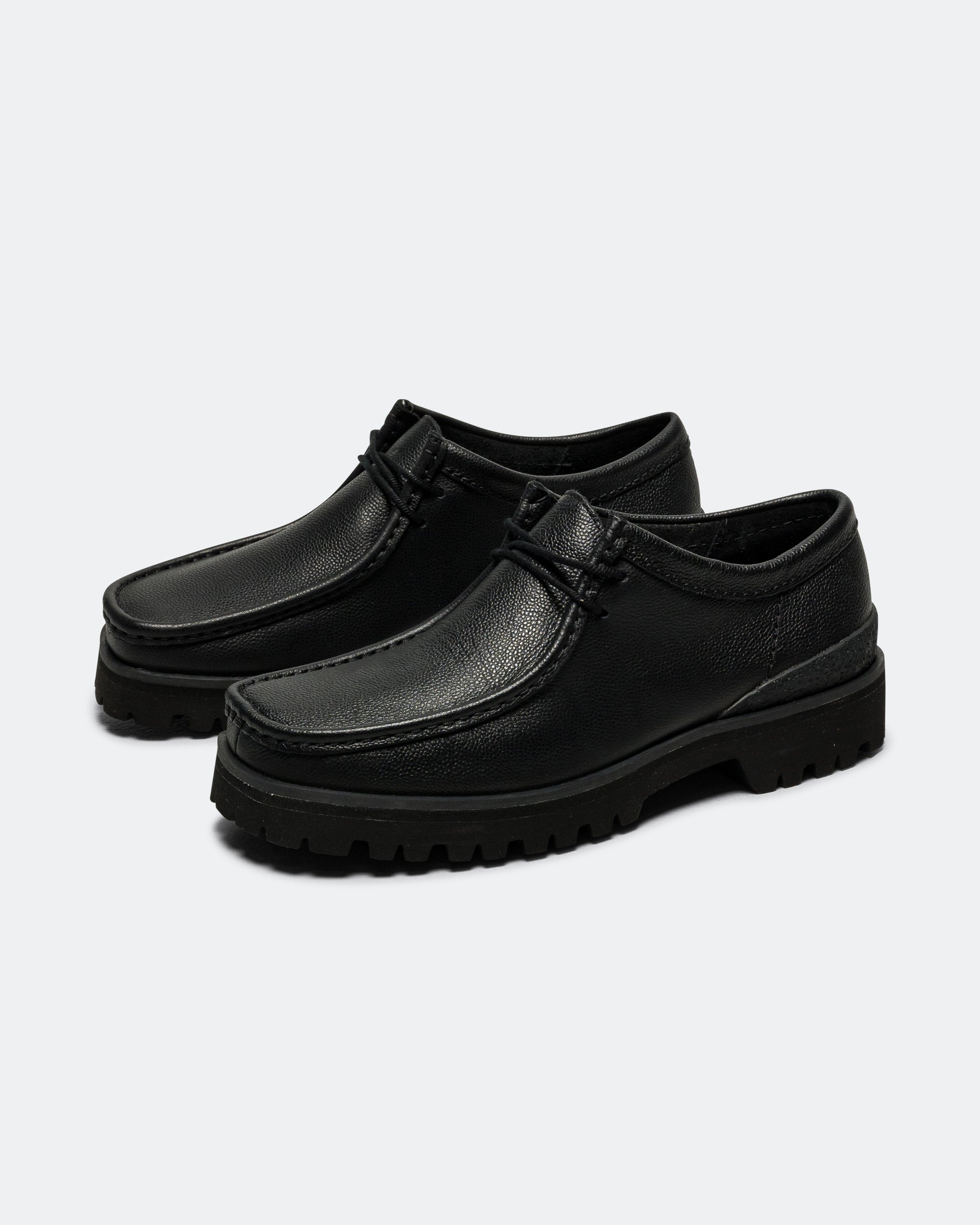 靴 clarks Wallabee black 26cm UK8 Big Kids Clarks Original Wallabee Boot (Black Leather