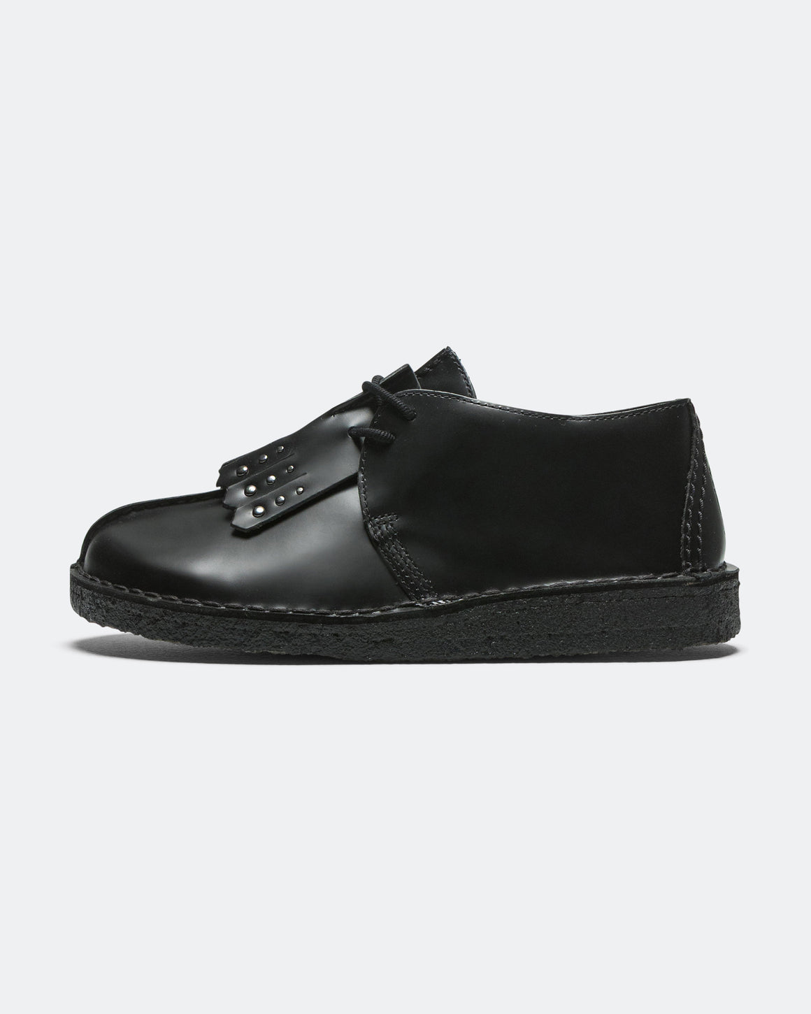 Clarks - Womens Desert Trek - Black Interest Leather - UP THERE