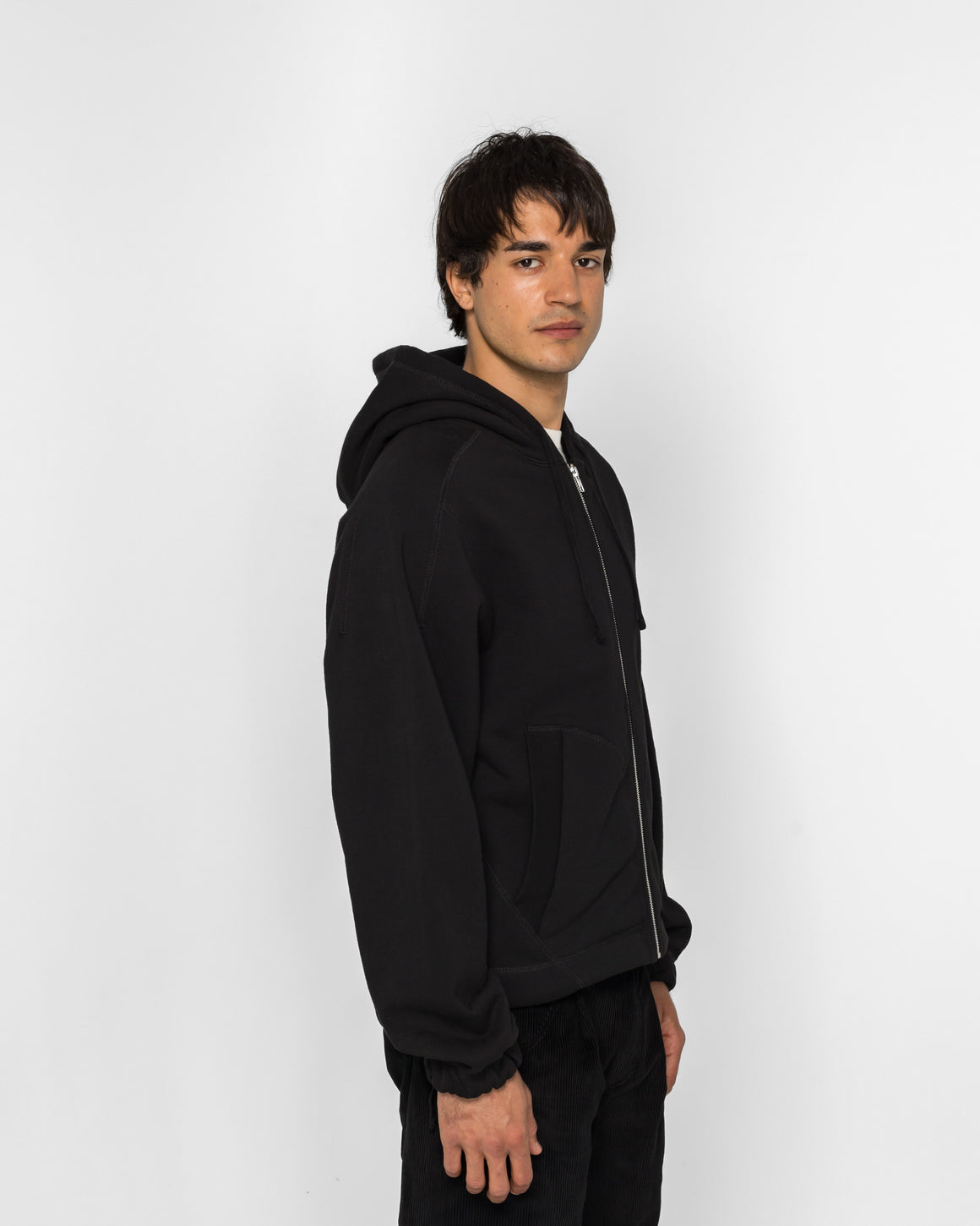 Colin Meredith - Knot Zip Hoody - Black - UP THERE