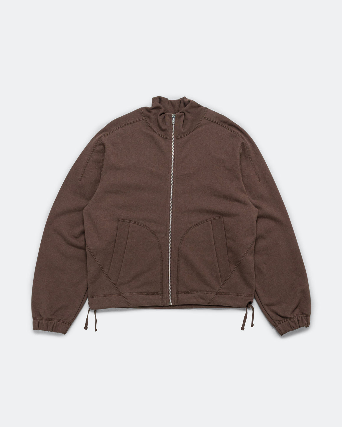 Colin Meredith - Knot Zip Sweater - Brown - UP THERE